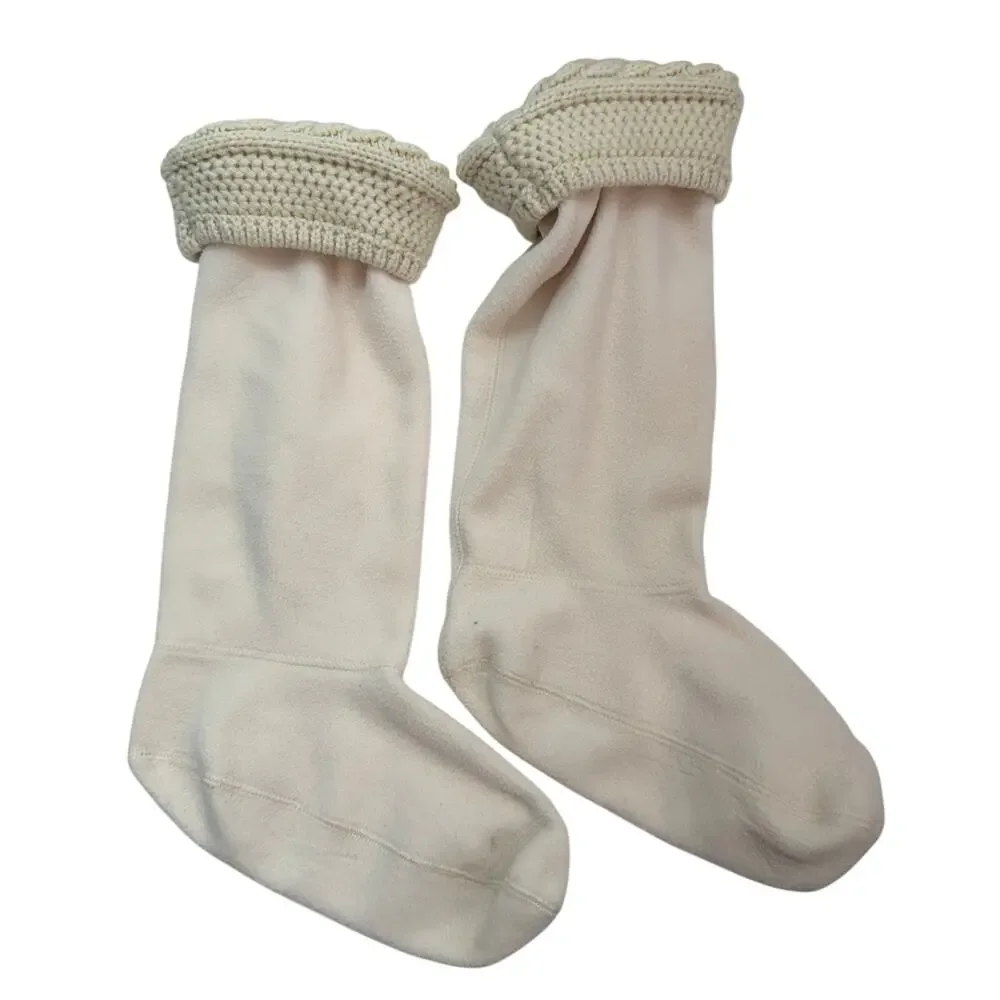Hunter Cable Knit Tall Boot Socks M/L 8-10
